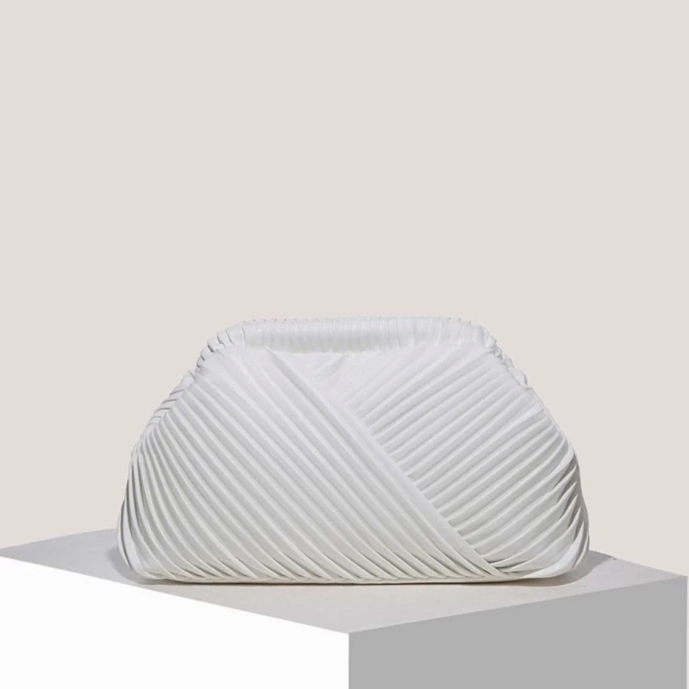 Minimalist ruched bag